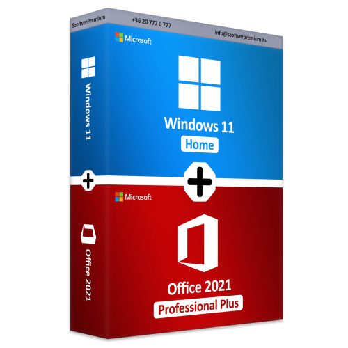 Csomag (Windows 11 Home + Office 2021 Professional Plus)