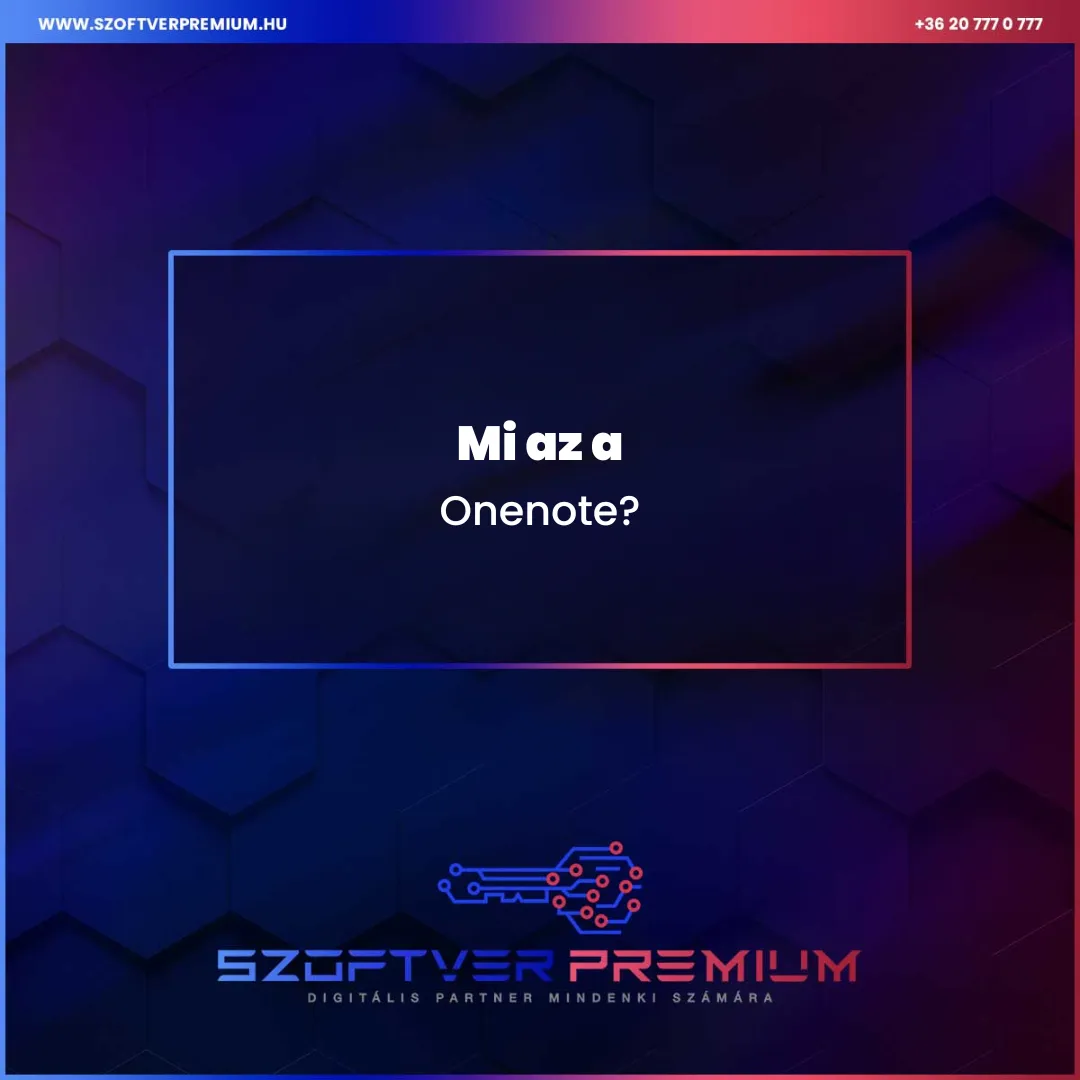 Mi az a OneNote?